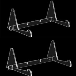 Book Stand Detachable Desktop Book Reading Display Holder for Liberary Home Plastic Open Book Shelf-image-0