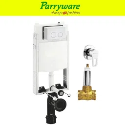 Half Frame Concealed Cistern, Concealed body with upper part set of 1 pic 320 Dual Flush Tank-14