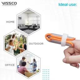 vissco Cot Finger Splint Finger Support, With Immobilizer Adjustable Strap Splints image 4