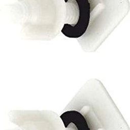 Plastic Toilet Seat Cover Hinges Type Squre Long Clamp (35MM X 35MM) Custom Fit Toilet Seat Lid Lock-image-51