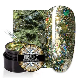 ROSALIND Shiny Diamond Soak-Off UV-LED Gel Nail Polish - Shade A537-22