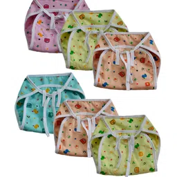 Little Angels Infants Pack Of 6 Assorted Nappy-67