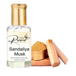 THE RUPAWAT Perfumery House Sandliya Musk 100% Pure & Natural Alcohol Free Attar - 12 ml-picture-38
