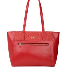 Lavie Oversized Synthetic Leather Shopper Tote Bag-13