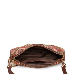 ZOUK Floral Printed Structured Baguette Bag Handbags image 5