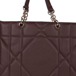 MINI WESST Textured Structured Handheld Bag with Quilted Up to 16 inch image 4