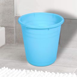 Kuber Industries Blue Set Of 3 Portable Garbage Basket 7 L Each-52