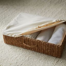 H&M Beige Extra-Large Seagrass Storage Basket-15