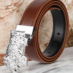 The Roadster Lifestyle Co. Men Tan-Coloured Casual Belt-image-55