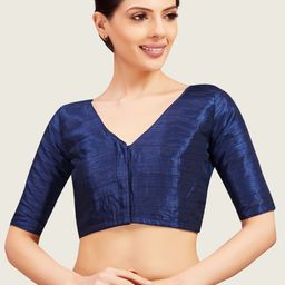 Studio Shringaar V-Neck Readymade Saree Blouse-picture-40