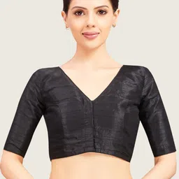 Studio Shringaar V-Neck Readymade Saree Blouse-19