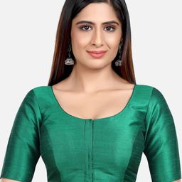 Biyu Padded Silk Readymade Saree Blouse-image-45