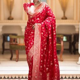 S.K.C Woven Design Banarasi Zari Saree-53