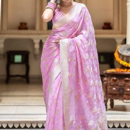 S.K.C Woven Design Banarasi Zari Saree-38