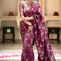 BAESD Woven Design Pure  Silk Saree-picture-26