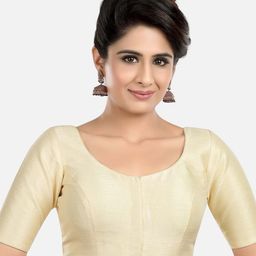 neckbook Kora Silk Saree Blouse-49