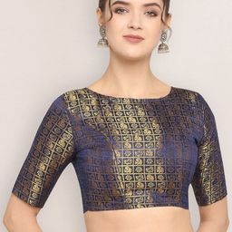 Oomph! Woven Design Silk Saree Blouse-picture-34