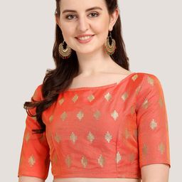 Oomph! Woven Design Saree Blouse-picture-25