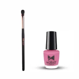 Moraze Set of Eyeshadow Brush & Nail Paint 5 ml - You Make Me Blush-image-70