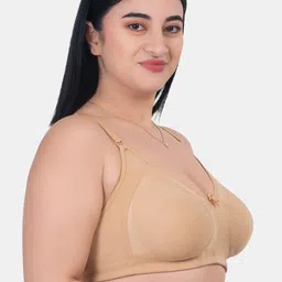KOMLI Pack Of 2 Plus Size Full Coverage Cotton Minimiser Bra With All Day Comfort image 2