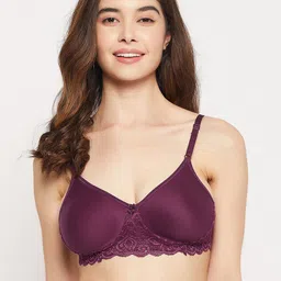 Clovia Floral Lace Full Coverage Non-Padded Cotton Everyday Bra With All Day Comfort-10
