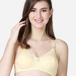 VStar Nude-Coloured Medium coverage conical cup Cotton Bra-image-17