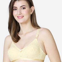 VStar Nude-Coloured Non Padded & Non Wired Solid Bra-image-99
