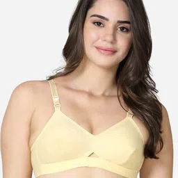 VStar Nude-Coloured Non Padded Non-Wired Everyday Bra-FLORAUBACK-B-image-94