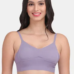 Amour Secret Purple Bra Lightly  3/4th coverage Sports Bra  Padded-image-36