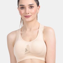 Amour Secret Women Beige Lightly Padded Sports Bra-image-48