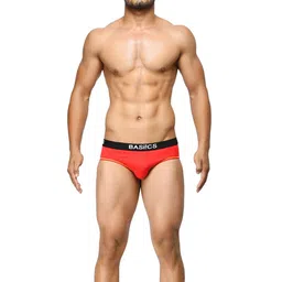 BASIICS by La Intimo Men Cotton Basic Briefs image 4