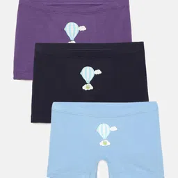 mackly Girls Pack Of 3 Mid-Rise Boxer-Style Briefs-picture-44