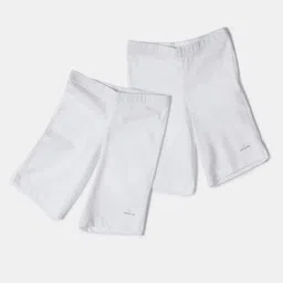 Jockey Girls Pack Of 2 Super Combed Cotton Shorts With Ultra-soft Waistband - SG03 image 2