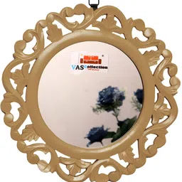 VAS collection home Brown Wooden Wall Mirror-image-78