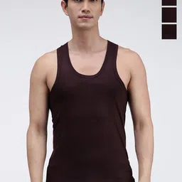 AMUL COMFY Pack Of 4 Pure Cotton Undershirt Vests AC-CVESTRN-CB-S-4PC-picture-4