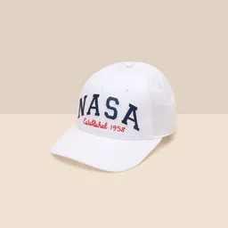 Free Authority Men White & Blue NASA Embroidered Baseball Cap-31