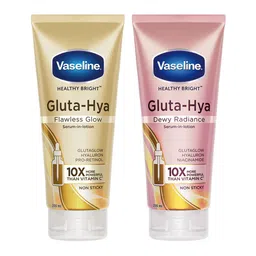 Vaseline Set Of 2 Gluta Hya Serum-in-Lotion - Dewy Radiance & Flawless Glow - 200ml Each-16