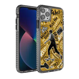 DailyObjects Mustard-Yellow & Black Printed iPhone 11 Pro Phone Case-1