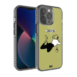 DailyObjects Green & Black Printed  Sundaying  iPhone 13 Pro Phone Case-20