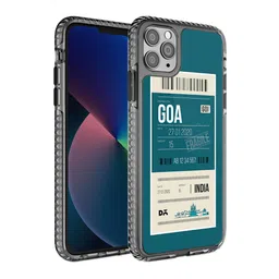 DailyObjects Teal & White Printed iPhone 11 Pro Mobile Case-32