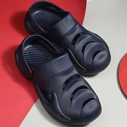 HRX by Hrithik Roshan Men Navy Blue Croslite Clogs-43
