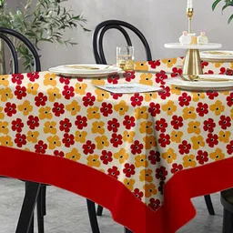 Lushomes 12 Seater Basic Printed Table Cloth image 1