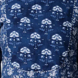 JANAKDULARI CREATION Floral Printed Pure Cotton A-Line Kurta with Palazzos & Dupatta image 2