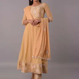 Utsav Fashion Floral Printed Empire Kurta with Trouser & Dupatta-image-19