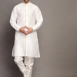 Utsav Fashion Mandarin Collar Straight Kurta with Churidar-image-65