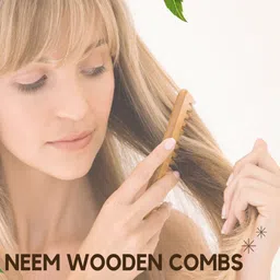 OROSSENTIALS Neem Wooden Handle Comb image 3