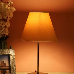 BTR CRAFTS Yellow & Black 2 Pieces Metal Frustum Table Lamp With Adjustable Cord-20