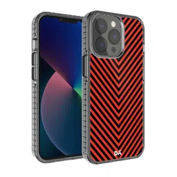 DailyObjects Black & Red Stride 2.0 iPhone 13 Pro Max Case Cover-84