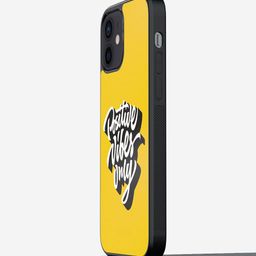 macmerise Positive Vibes Only Printed iPhone 12 Phone Bumper Case Cover-image-6
