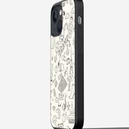 macmerise Travel Doodle Printed iPhone 13 Bumper Cover-image-66